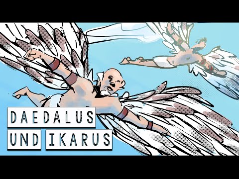 Daedalus and Icarus - Greek Mythology in Comics - History and Mythology Illustrated