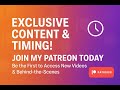 Join My Patreon For Exclusive Videos Early Access Content