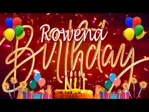 Rowena Birthday Song  | Happy Birthday Rowena