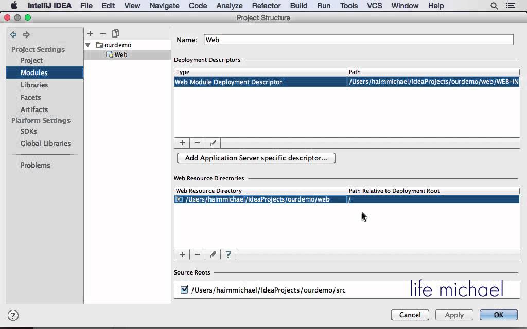 Developing Java Servlets and JSP using IntelliJ