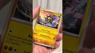 Dia 102 do desafio! Abrindo booster na estrada 🌍🔥 #pokemontcg