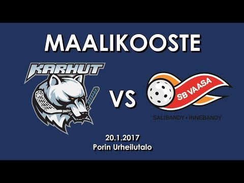 20.1.2017 - Karhut-SB Vaasa 6-6 ja. maalikooste
