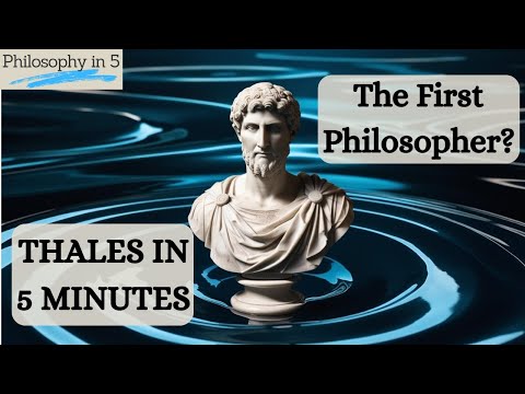 Thales of Miletus: The World Runs on Water | Philosophy in 5 #ancientphilosophy #presocratics