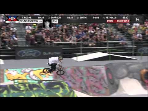 Dennis Enarson Wins BMX Street Bronze