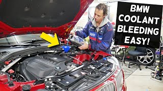 How To DO COOLANT SELF BLEEDING ON BMW N55 F10 F30 F25 F26 X5 X6 F15 E70 XDRIVE