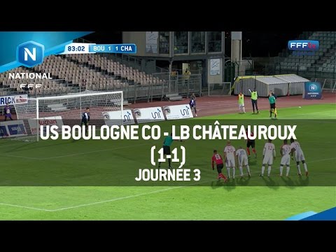 J3 : US Boulogne CO - LB  Châteauroux (1-1), le résumé