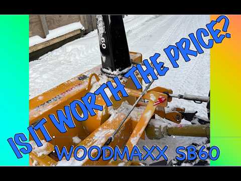 Is the SB60 snowblower tougher than a TANK?  #woodmaxx #compacttractor #snowblowers