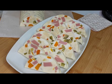 Ukusno i dekorativno predjelo💥Svi će tražiti recept❗️Jogurt pihtije