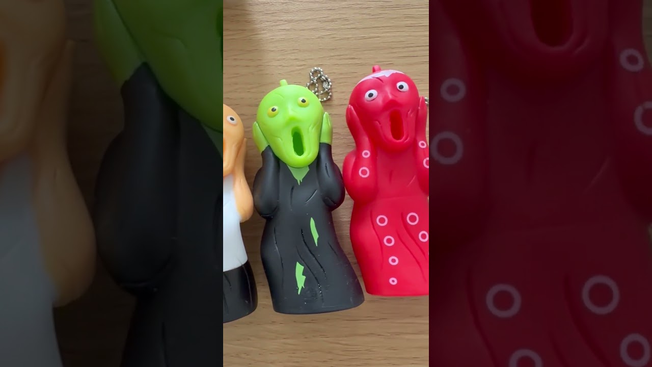 【ガチャガチャ】ムンクの叫び　#ガチャガチャ #toys #ソフビ #shorts