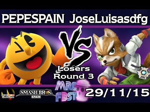 Mr.C F3st - PEPESPAIN (PAC-MAN) vs Joseluisasdfg (Fox) - Losers Round 3