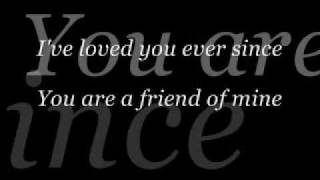 friend of mine with lyrics