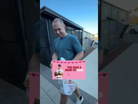 Giving out random gifts to our players for Valentine’s Day 😂💝