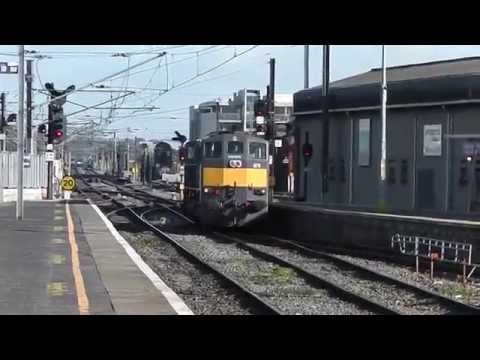 IR Loco No 078 departs Connolly light engine