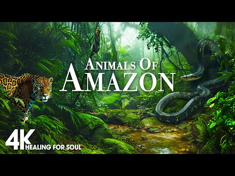 Animals of Amazon 4K - The Existence of The Anaconda, Animals That Call The Jungle Home - Rainforest