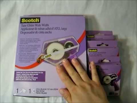 How to load the Scotch 3M ATG 1/2\" Tape Glider