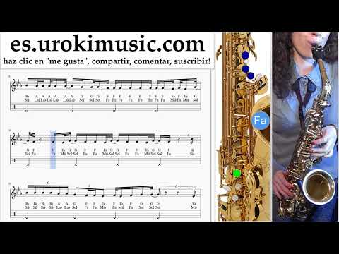 Como Tocar Saxofon (alto) Ozuna x Romeo Santos - El Farsante Remix Tablatura um-i927