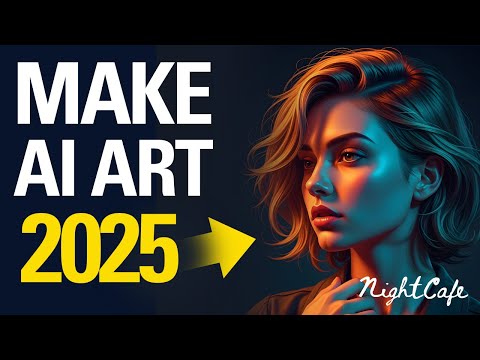 NightCafe tanıtım videosu