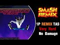 Smash Remix TAS Crash Remix Mode Very Hard No Damage