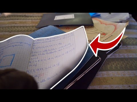50 JAHRE ALTE HAUSAUFGABENHEFTE IN VERLASSENEM WOHNHAUS GEFUNDEN!📖🏫