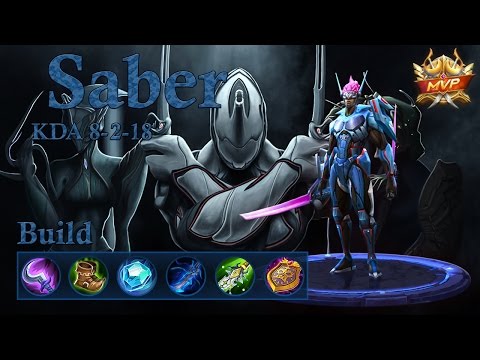 Mobile Legends: Saber MVP, Top Player build!