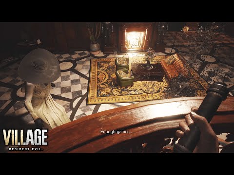 What happens when you attack Cassandra when Lady D is talking to her - Resident Evil 8: Village