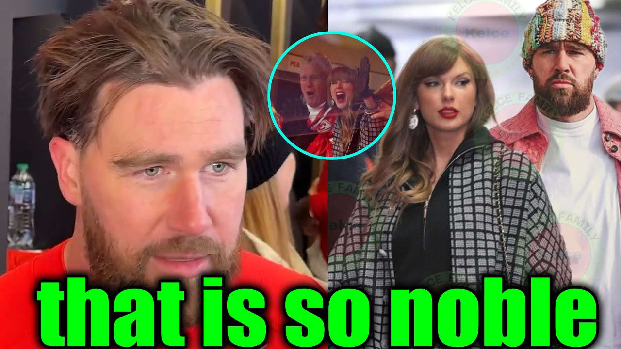 Travis Kelce gets emotional about GF Taylor Swift's support in Chiefs' win over Houston Texans