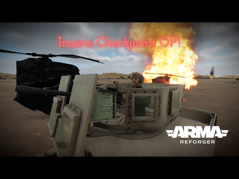 CHECKPOINT PROTECTION OP IN ARMA REFORGER!