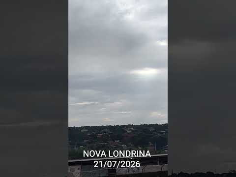 Céu Lindo com um raio de Luz perfeito, Nova Londrina.