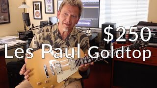 Video thumbnail for CHEAP LES PAUL GOLDTOP?! - Junk or Awesome? You decide! - Jay Turser JT-220 Demo / Review by Robert Cassard