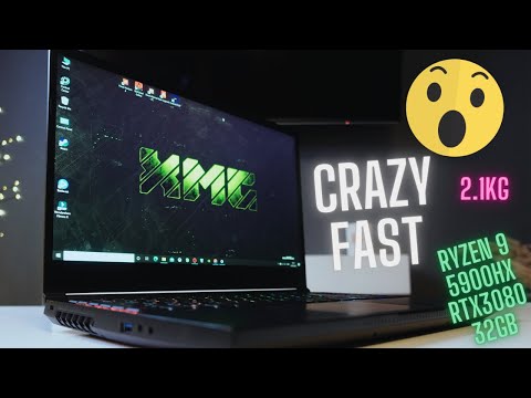 Xmg Neo15 Ryzen5900hx Rtx3080 150wThe fastest lightest  notebook i have ever tested ,is crazy!!
