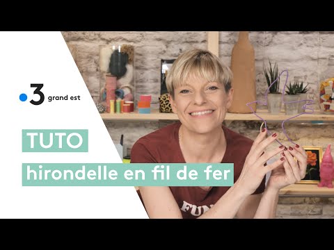 Tuto fil de fer : créer une silhouette d'oiseau en tordant un câble