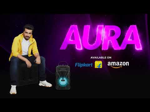 AURA PARTY SPEAKER With Karaoke Mic