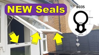 How To Fit New Double Glazed Window Seals to SOLVE Cold Draughts