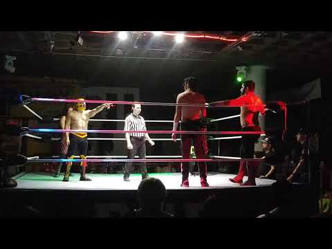 Referee Vincent Cantoni (BWF - Cruiserweight Tournament  / 5-Way Match - 1st Round) 12/8/18
