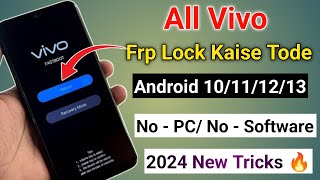 All Vivo Mobile Ke Frp Lock Kaise Tode 🔓 Vivo Mobile Ke Lock Tode Forgot Password Pin Pattern Lock 🔒