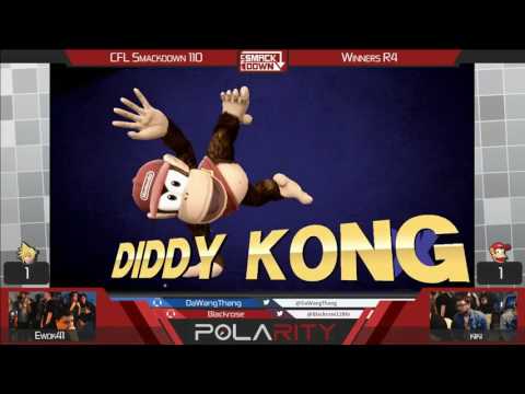 CFL Smackdown 110 WiiU - Ewok41 (Cloud) vs Kiki (Diddy Kong) - Winners R4
