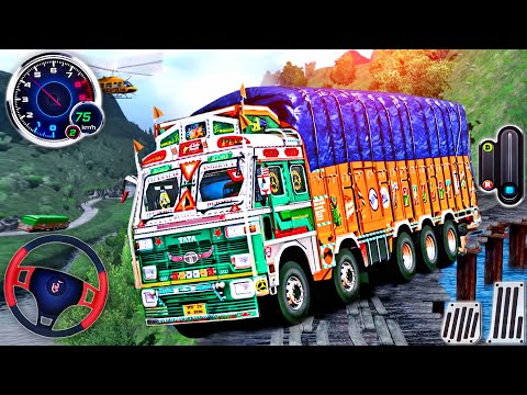 Offroad Real Indian Cargo Truck Driving - Heavy Truck Driver Simulator 3D - Android GamePlay