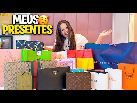 ABRINDO MEUS PRESENTES DE ANIVERSÁRIO DE 19 ANOS