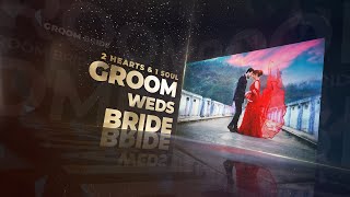 Wedding invitation Video GC065 Engagement & Wedding