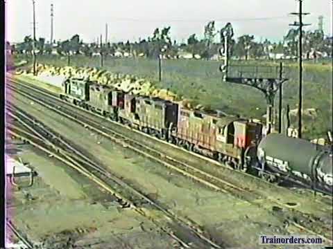 Classic Railroad Series 683 - West Colton action February 15, 1995