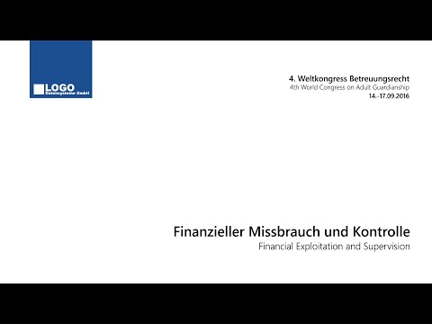 Panel 7 - Finanzieller Missbrauch und Kontrolle - WCAG 2016