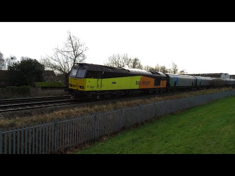 GBRf Class 60 No. 60021 on  6E09 Liverpool Biomass Tml - Drax Aes on 06.02.19 - HD