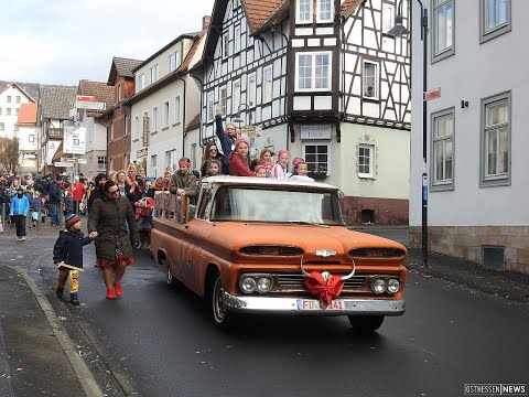 HILDERS: Ein voller Erfolg: Der Kinderumzug in Hilders am Dienstagnachmittag.