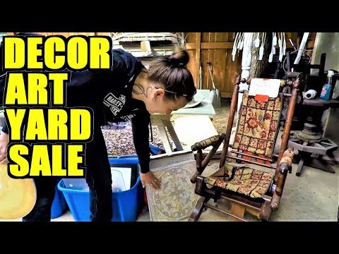 Ep258: NICE FINDS AT THIS DECOR-ART YARD SALE! - The ORIGINAL GoPro Garage Sale Vlog!