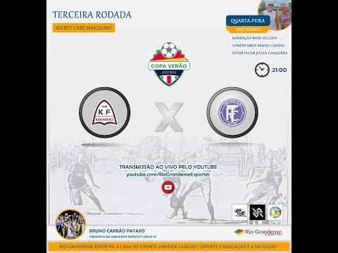 3ª rodada Copa verão society 2021 - Kakareko x Tinga