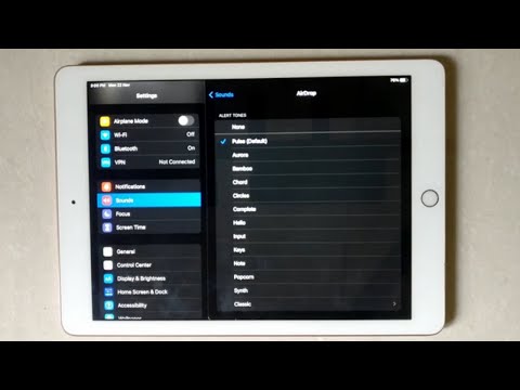 How To Change Airdrop Tone On iPad