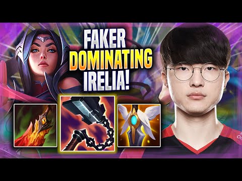 FAKER DOMINATING WITH IRELIA! - T1 Faker Plays Irelia MID vs Vex! | Season 2022