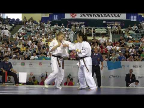 The 6th World Karate Championship in Weight Categories Lightheavyweight semifinal1 Araki vs. Belykh