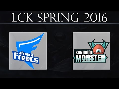 AFS vs KM G2 | Afreeca Freecs vs Kongdoo Monster Game 2 (16.03.2016) | LCK Spring 2016