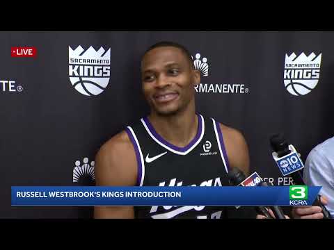 LIVE | Russell Westbrook is speaking to the media for the first time as a Sacramento King
